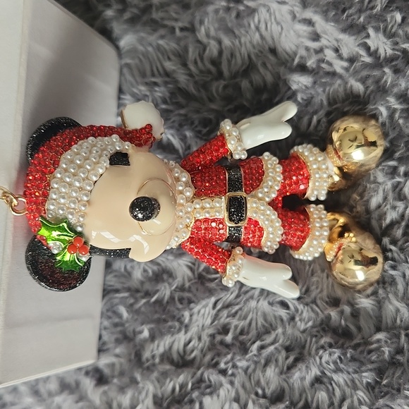 Stuffed Animal Mickey Mouse Santa Sack Disney X BaubleBar Mickey